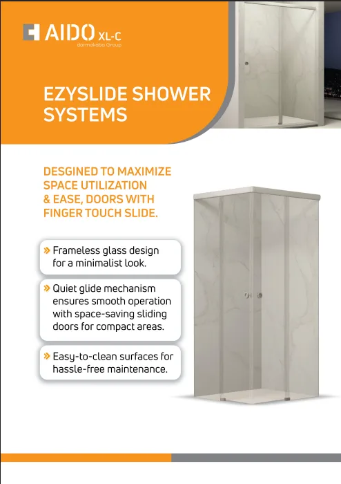 EZY Slide Shower System
