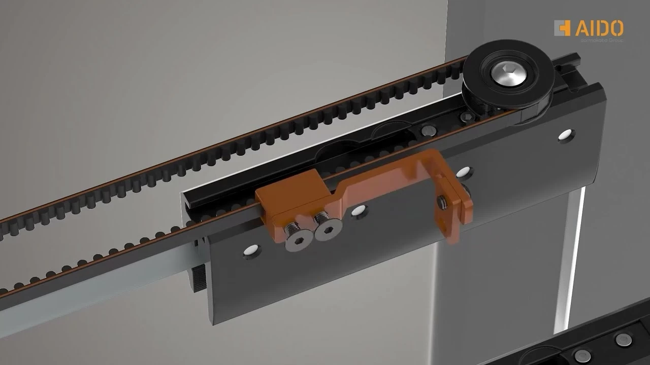 XL C 7334 Frameless 0+2 Telescopic Sliding System~2