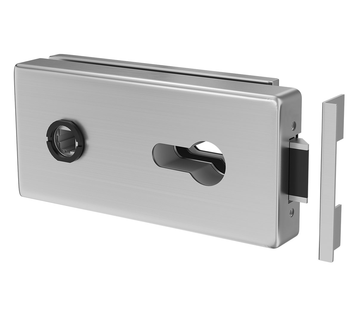 XL-C 5432 OSCILIO EDGE LOCK SILVER WITH STRIKE PLATE