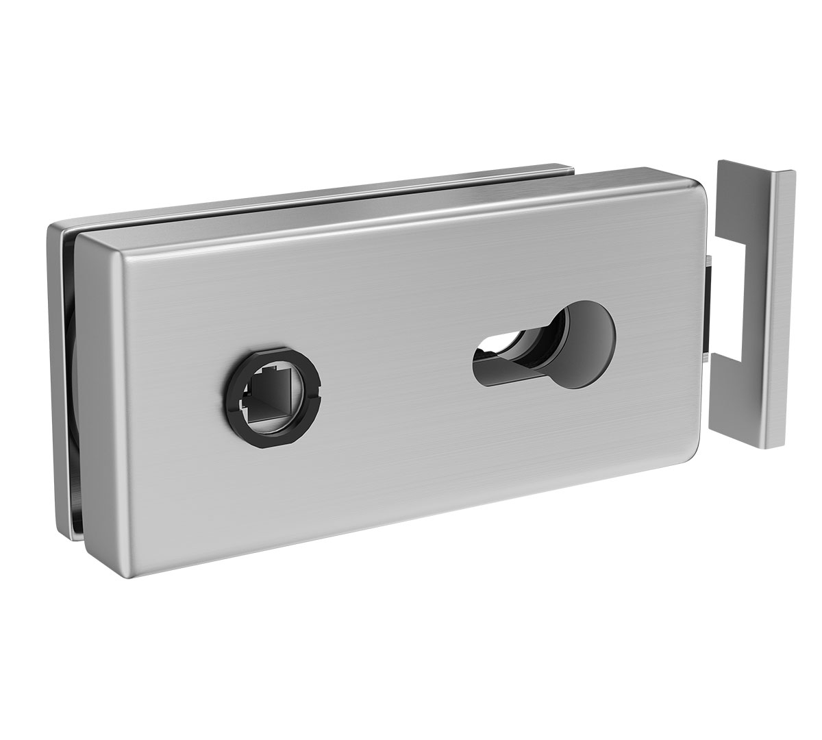 XL-C 5432 OSCILIO EDGE LOCK SILVER WITH STRIKE PLATE